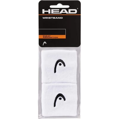 Head Pols Zweetbandjes Klein - Wit - 2 Stuks - Polsbandjes - Unisex - Wristband