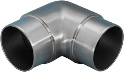 Hoekboog 90 graden - Buisbocht RVS - Leuning Monteren - Steekfitting - 424 x 2 mm - Roestvrij staal