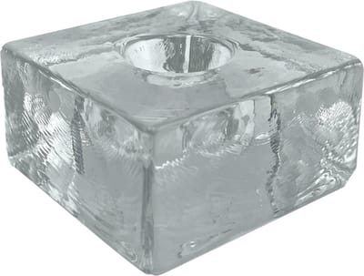 Scentchips® Vierkant Glas Helder kandelaar dinerkaars