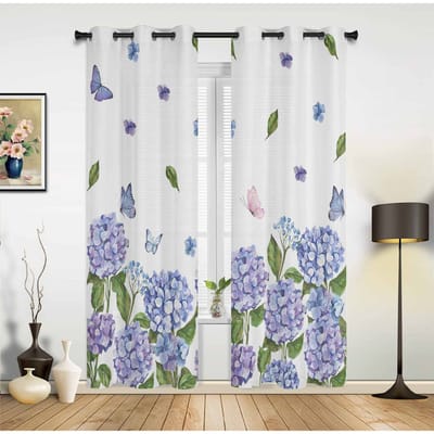 Rode En Zwarte Roos Glas-in-lood Gordijnen Scenische Gordijnen voor Woonkamer Decoratieve Items Woonkamer 135W x 60H(cm)