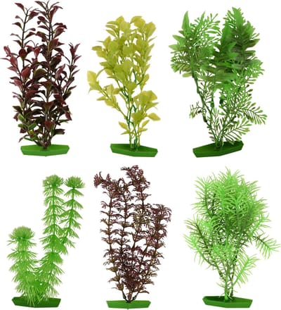 Flamingo - Aquariumdecoratie Plant - Assorti - M - 10 x 6 x 22 cm