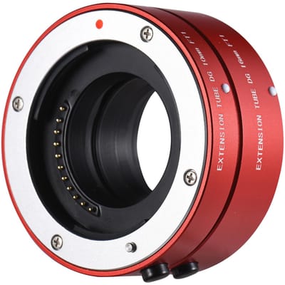 FOTGA Macro-verlengbuisringset 10 mm + 16 mm autofocus, verstelbaar diafragma, vervanging voor rood