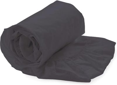 Hoeslaken Percal Katoen - Topdekmatras Antraciet - 140x200 - 100% katoen - Oeko-Tex gecertificeerd