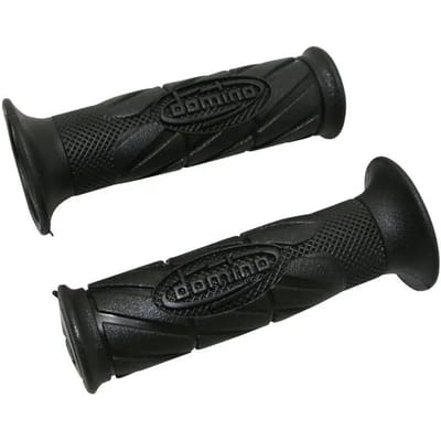 Caoutchouc de Poign�e Noir Domino Diam�tre 22 mm. Longueur 128 mm Ferm�