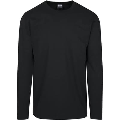 Urban Klassiek stretch badstof T-shirt met lange mouwen