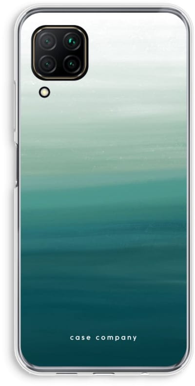 Case Company® - Hoesje geschikt voor Huawei P40 Lite hoesje - Ocean - Soft Cover Telefoonhoesje - Bescherming aan alle Kanten en Schermrand