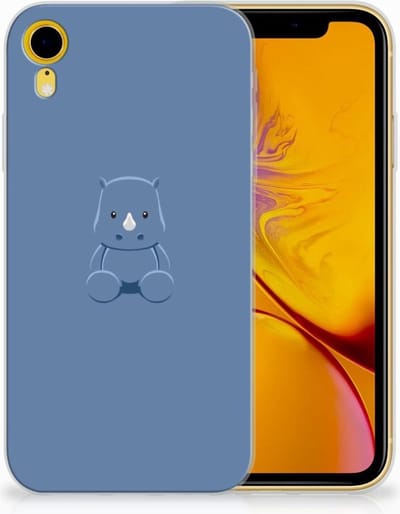 Apple iPhone Xr Telefoonhoesje met Naam Baby Rhino