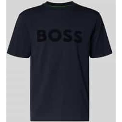 Regular fit T-shirt van katoenmix model 'ICONIC'