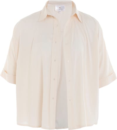Knit Factory Nova Dames Blouse - Casual Dames Blouse - Gemaakt van 100% modal viscose - Zacht en Rekbaar - Beige - 36/38