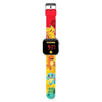 Pokemon digitaal LED Horloge - Pikachu, Charmander, Squirtell - Accutime