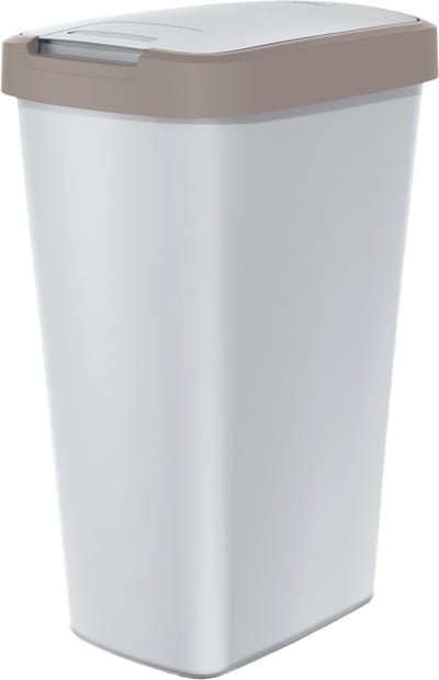 Keden - Afvalbak 45L - Prullenbak - essen met lichtbruin frame