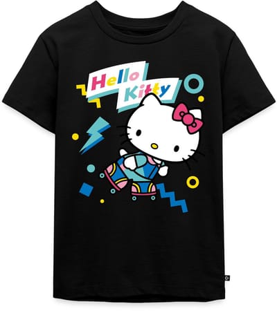 Hello Kitty Jaren 90 Stijlen Met Rolschaatsen Premium T Shirt Kinderen