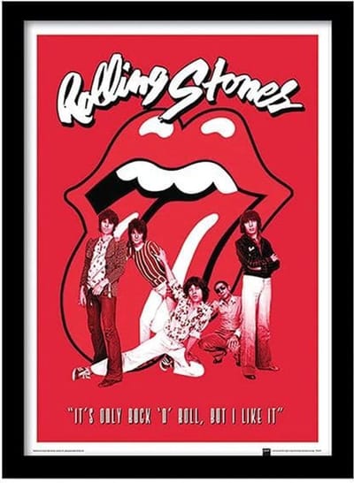 The Rolling Stones (It's Only Rock 'N' Roll) ingelijste print