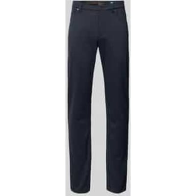 Regular fit stoffen broek met Franse Steekzakken
