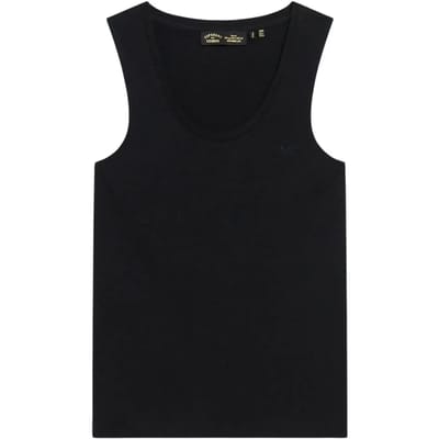 Superdry - Tanktop met laag uitgesneden ronde hals - Dames - Vesten
