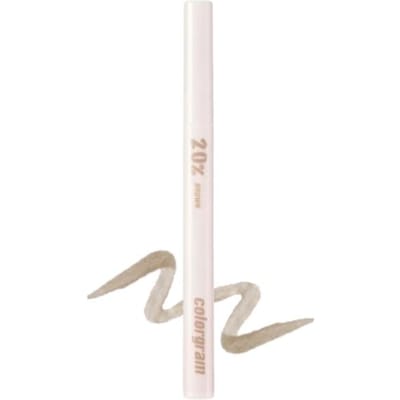 Colorgram Shade Re-Forming Brush Liner #01 20% Brown 0.5 g - eyeliner brun en feutre