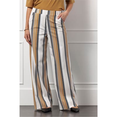 Studio Anneloes Lexie Stripe Trousers Multi Color Maat: XS | Pantalons Outlet | Dames | Zwart