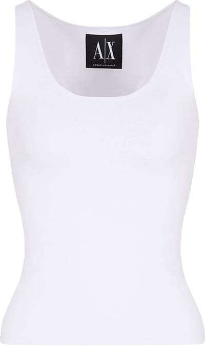 Armani Exchange Xw000829_af13729 Mouwloos T-shirt Wit L Vrouw