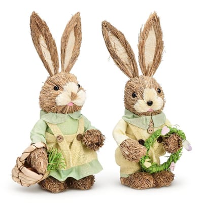 Dailygoods- Paashaasbeeldje Schattig Ontwerp - Konijnornament - Lentedecoratie - Thuisfeestdecoratie - 35 Cm - Schuimgevuld - Konijnfiguur