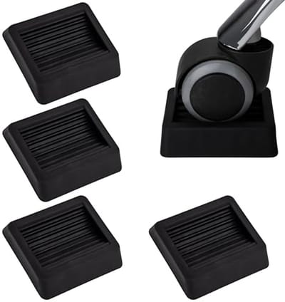 Antislip meubelrolschaatsen voor bureaustoelen, banken en bedden - 4 stuks