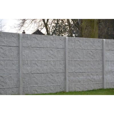 Intergard Beton schutting Stepstone enkelzijdig 200x193cm