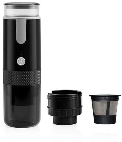 koffiemachines - koffiemachine - draagbare koffiemachine - Draagbare espressomachine - Draagbare elektrische espressomachine - Oplaadbare mini-handkoffiezetapparaat - Compatibel met koffiecapsules, gemalen koffie - voor kamperen, reizen, camper