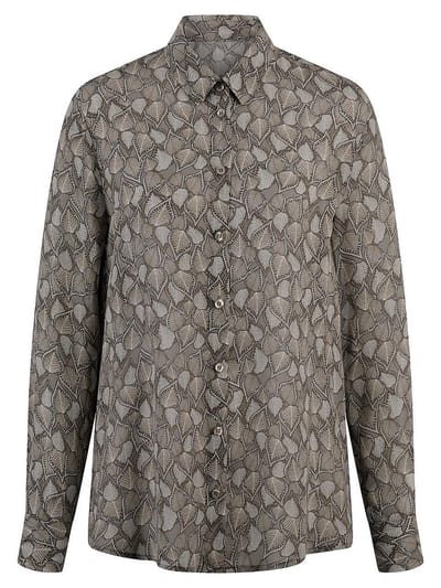 Lange blouse Van Fadenmeister Berlin multicolour