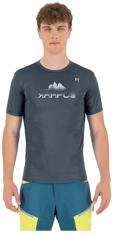 Karpos Loma Evo Print T-shirt Met Korte Mouwen Blauw XL Man