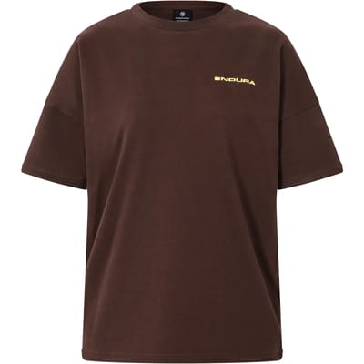Endura Forty1thirty T-shirt Met Korte Mouwen Bruin M Man,Vrouw