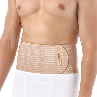 Ceinture pour Hernie Ombilicale Velpeau Parfaite Pour les Hernies Épigastriques Incisionnelles Ainsi que pour le Nombril Support Abdominal Comprend un Bandage Incluant 1 Small kaki
