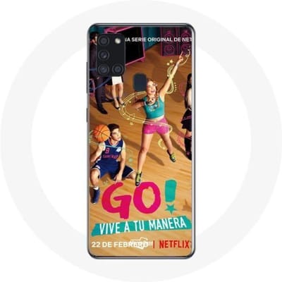 Coque Samsung Galaxy A21S Poursuis Tes Rêves Lupe Mia et Álvaro Go! Live Your Way