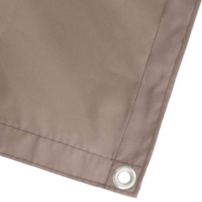 vidaXL - Balkon - Privacy - Scherm - 200 - x - 400 - cm - Stof - met - PU-coating - Taupe