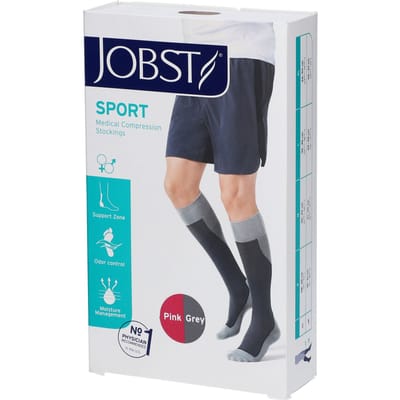 JOBST® Sport Compressiesokken 15-20 AD Roze Small 1