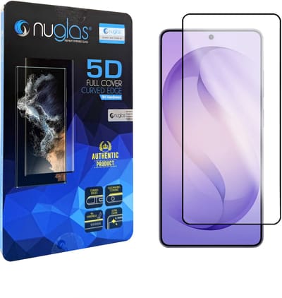 NuGlas Premium Screenprotector Voor Samsung Galaxy A17, A16, A26- Full Cover Invisible Tempered Glas 5D