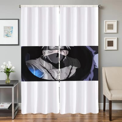 Interieur Thuis Keukengordijnen voor Woonkamer 2 Stuks Verduisterende Gordijnen Deurgordijn N-naruto-o Scheidingswand Slaapkamerdecoratie W50xH70cmx2pcs-CL