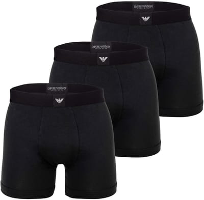 Emporio Armani Boxershorts ESSENTIAL LOGOLABEL Set van 3