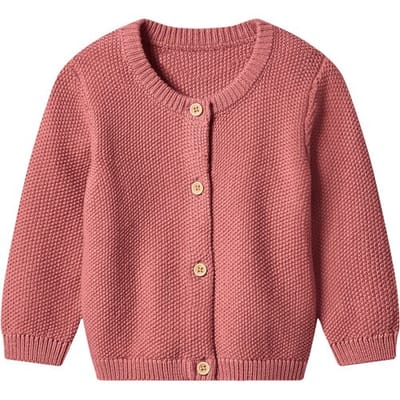 LUPILU Gebreid baby vest (Roze, 62-68)