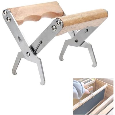 Bee Frame Grip Holder - Handgereedschap voor Imkers met Houten Handvat, Ideaal voor Bijenhouderij en Honingoogst