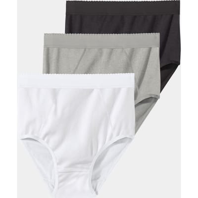 Zeven corrigerende slips - wit / grijs / zwart - Gr. 36 van Goldner Fashion
