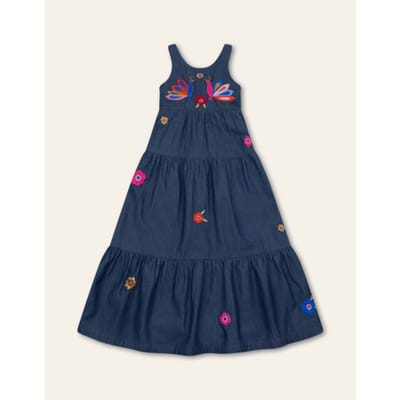 Oilily Dolly Jurk- maat122/7yr Ultramarine