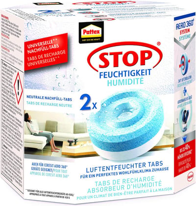 Luftentfeuchter Nachf�ll Tabs AERO 360 Grad, 2x450g