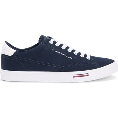 Tommy Hilfiger Canvas Signature Midsole Trainers Desert Sky Taglia: 40 | Sneakers Outlet | Uomo
