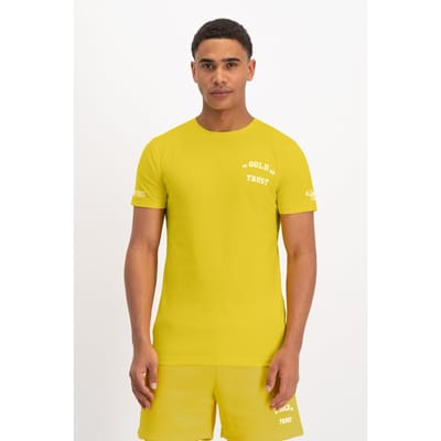 In Gold We Trust The Pusha Yellow Maat: L | Tops Outlet | Unisex | Geel