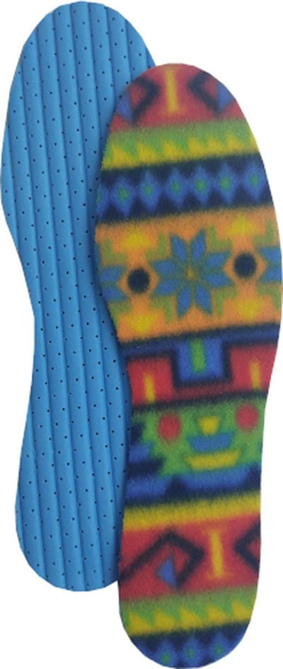 Ronilux Colorado Fleece Inlegzool - Winter Inlegzool met Koolstof - Tegen koude voeten - Warm en zacht - Maat 36/37