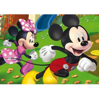 2 x 20-delige dubbele puzzel Educa Mickey