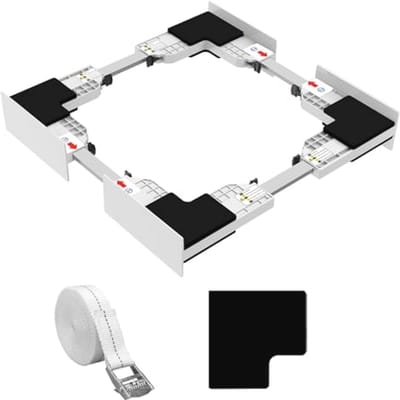 Universele Verbindingsframekit voor Wasmachine en Droger | Ruimtebesparende Tussenbouwset (46-66 cm)