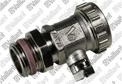 Afsluiter 1/2 inch voor CV-ketel en verwarmingsinstallaties