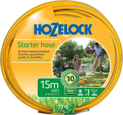 Startslang 12,5 mm (1/2") 15m - Multifunctionele en UV-bestendige Tuinslang