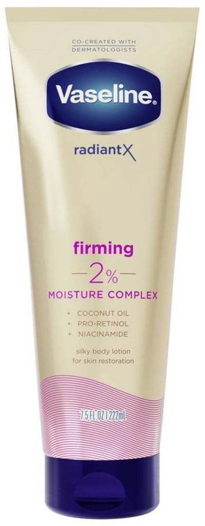 Vaseline Radiant X Verstevigende Bodylotion met Kokosolie,voor de Droge Huid - 222ml