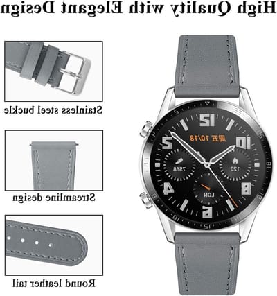 Leren Horlogeband 18mm Snelle Ontgrendeling Vervangingsarmband voor Mannen en Vrouwen, Geschikt voor 20mm en 22mm Horloges
